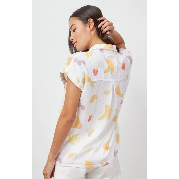 Rails NWT Whitney Fruits Linen Top | Size Small 🍌 - Picture 5 of 16
